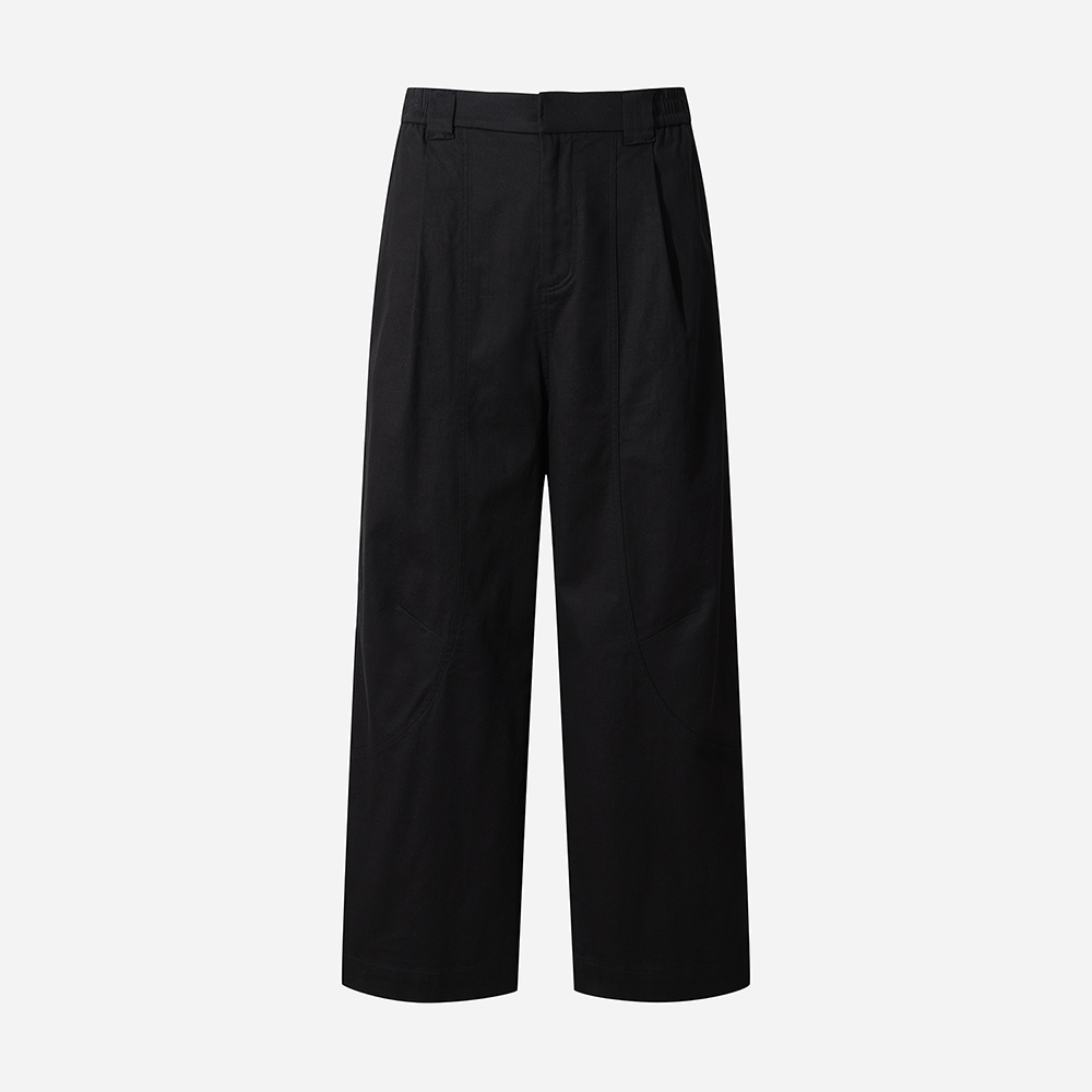 데일리 코튼 와이드 팬츠 남자(BLACK)