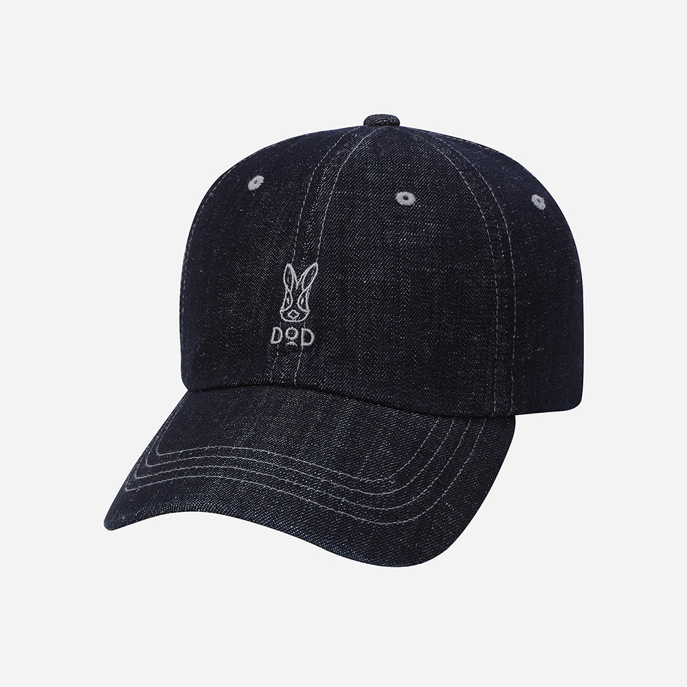린넨 데님 볼캡(DARK INDIGO)