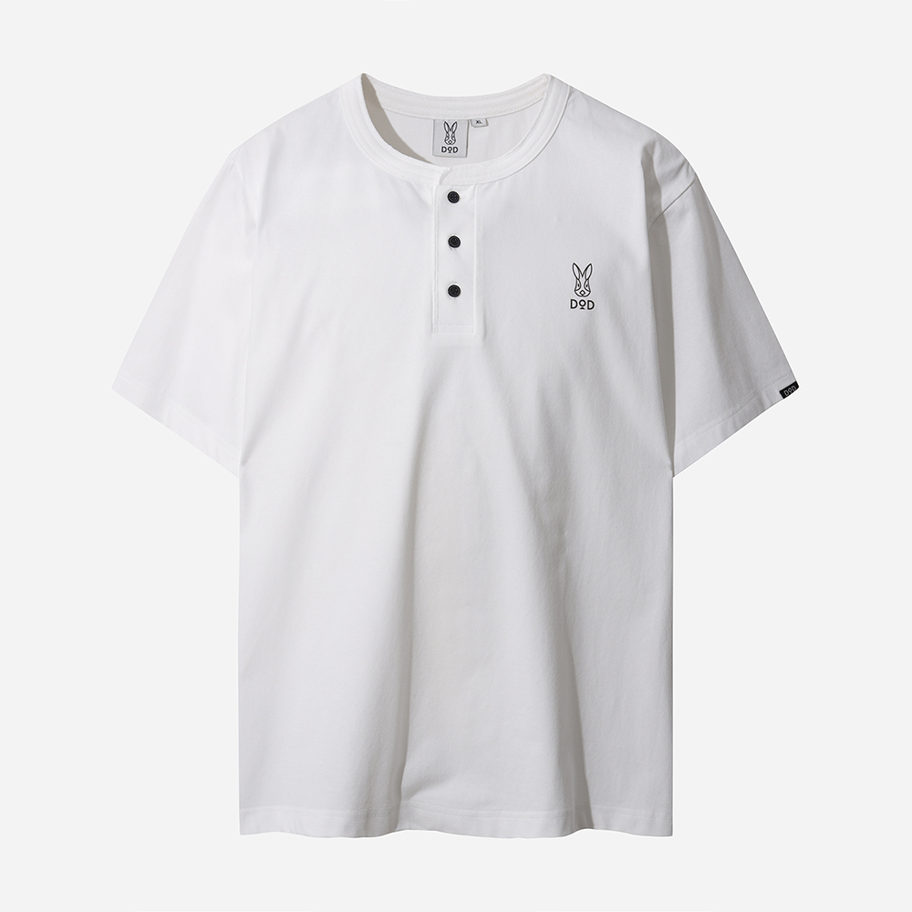 소로나 변형넥 라운트 티셔츠 남자(OFF WHITE 2)