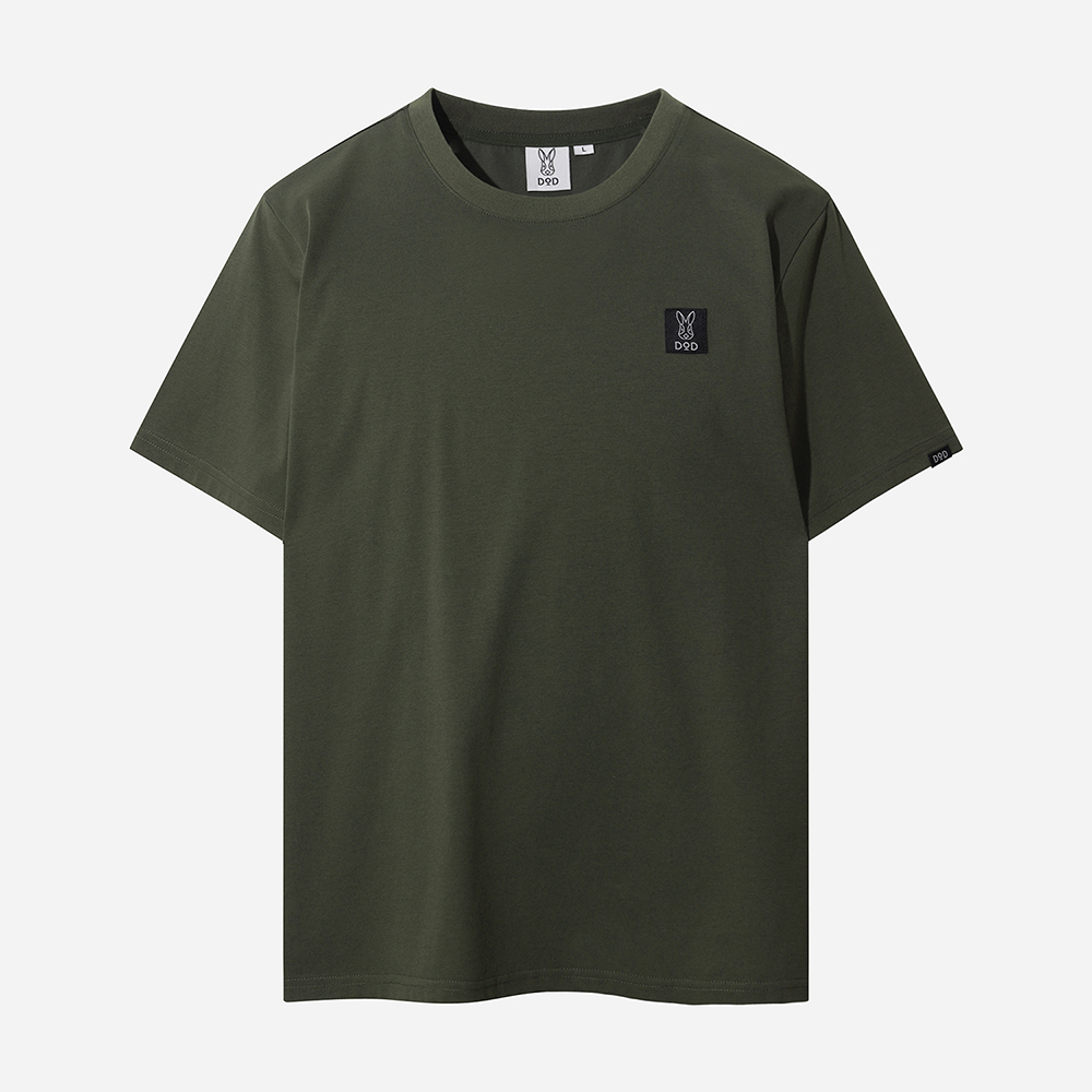소로나 베이직 라운드 숏 티셔츠 남자(KHAKI)