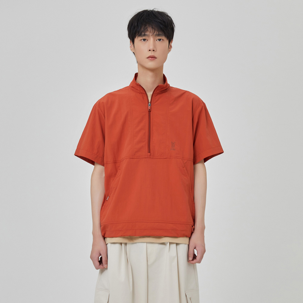 에이트 스텐넥 하프 아노락 남자(D.ORANGE)