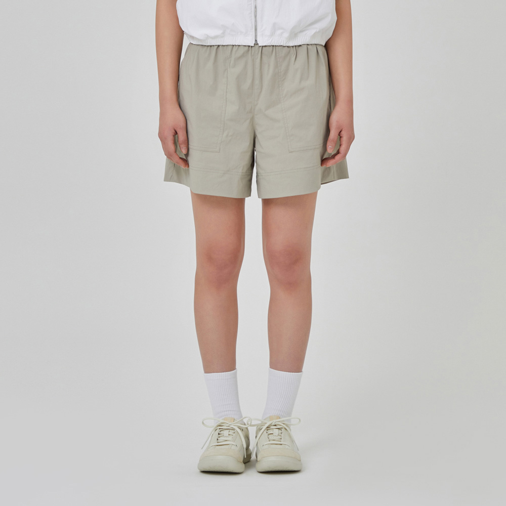 아이스클래쉬 포켓 쇼츠 여자(DARK BEIGE)