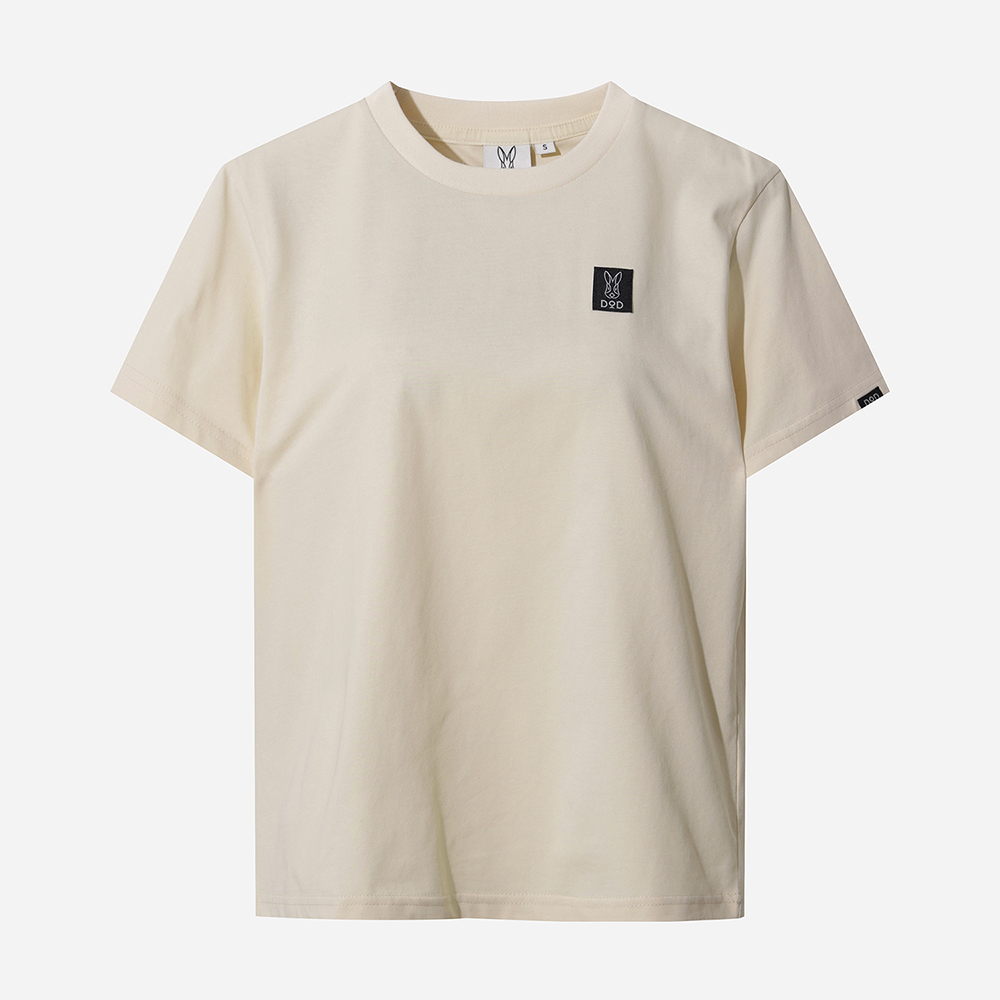 소로나 베이직 라운드 숏 티셔츠 여자(L.BEIGE)