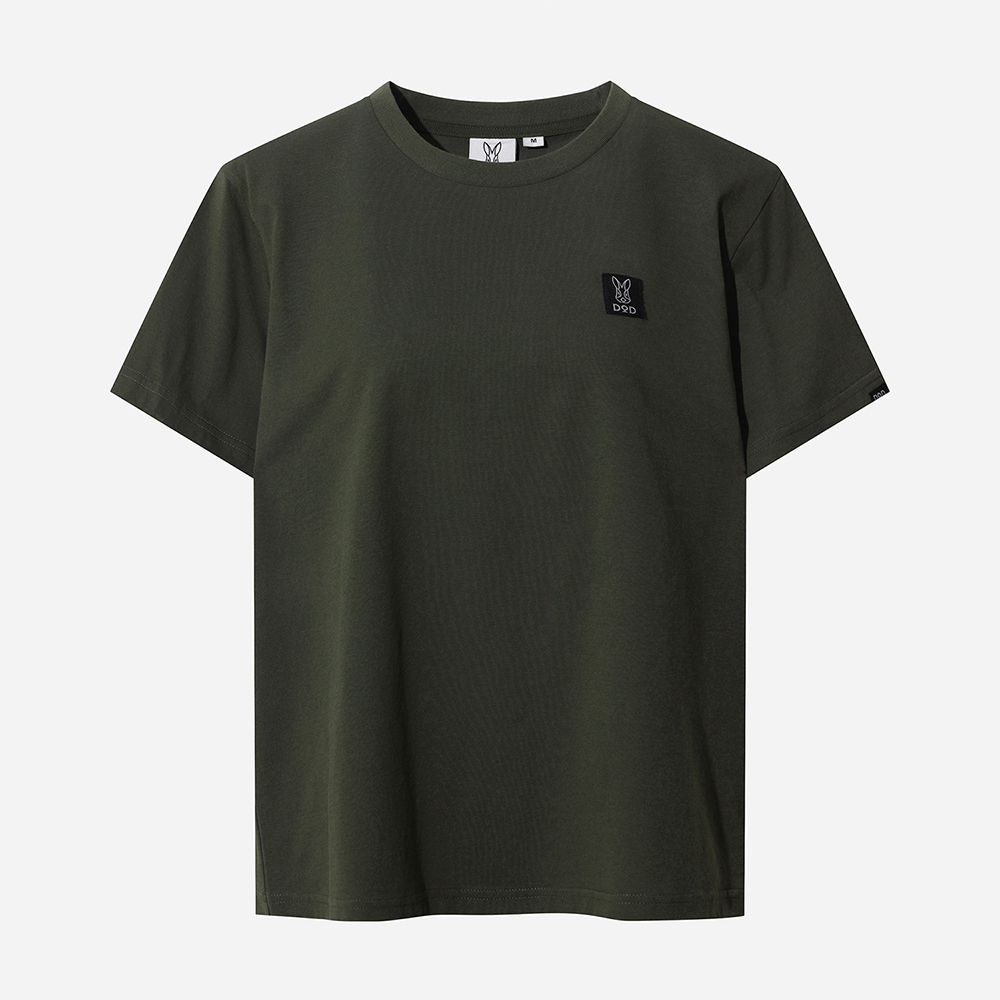 소로나 베이직 라운드 숏 티셔츠 여자(KHAKI)