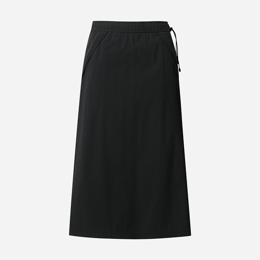 경량 밴딩 스커트 여자(BLACK)