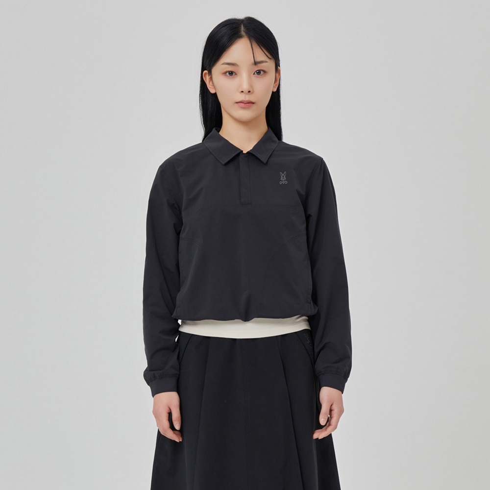 마이로 긴팔 아노락 여자(BLACK)