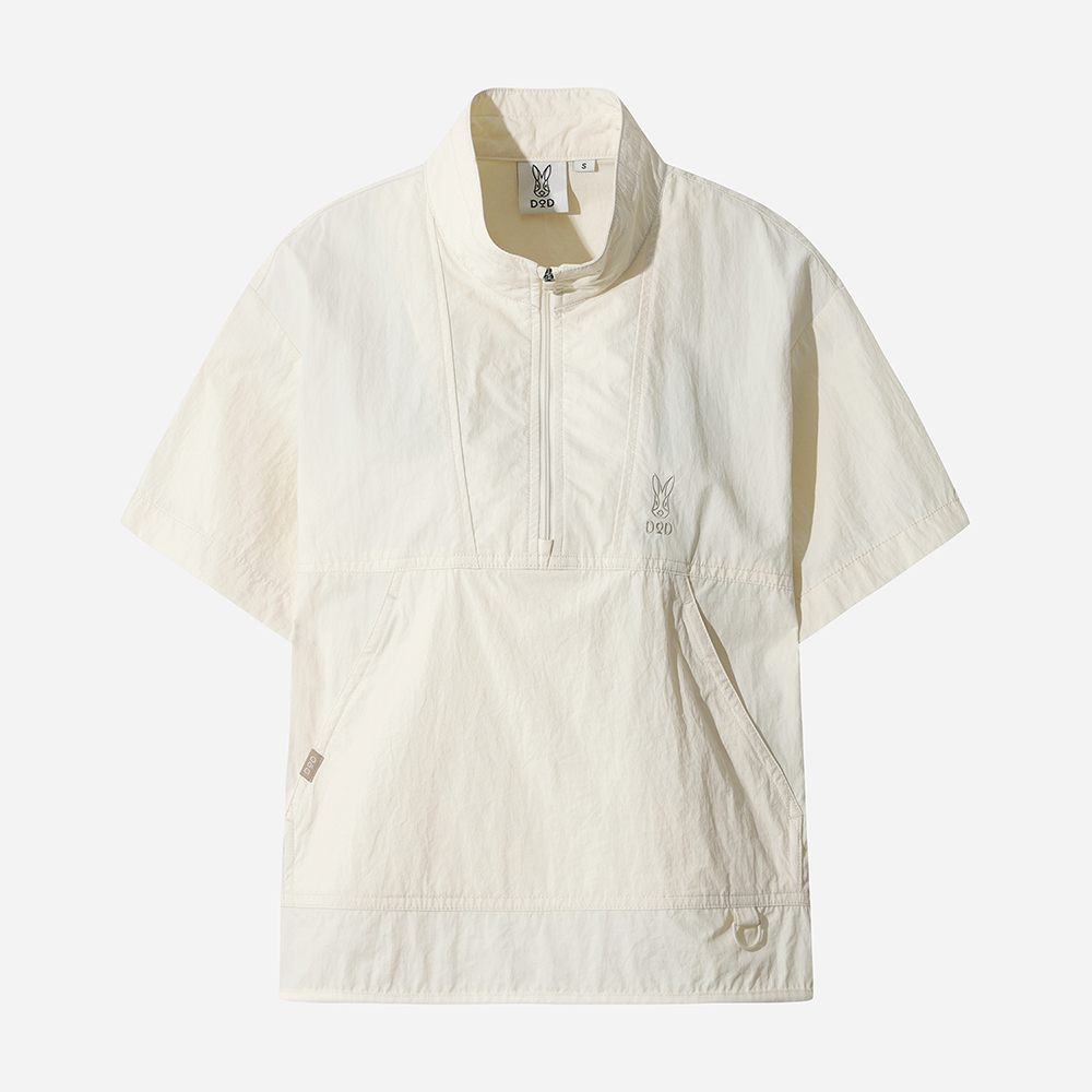 에이트 스텐넥 하프 아노락 여자(IVORY)