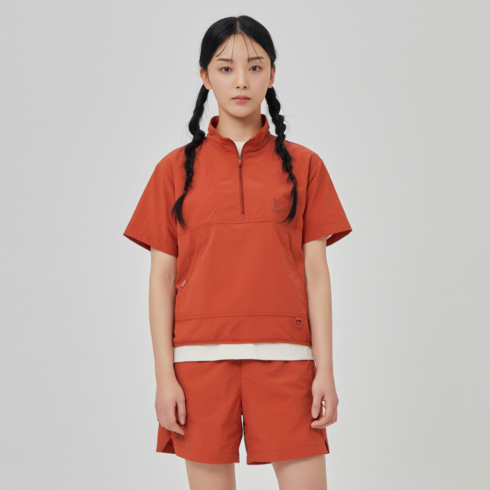 에이트 스텐넥 하프 아노락 여자(D.ORANGE)