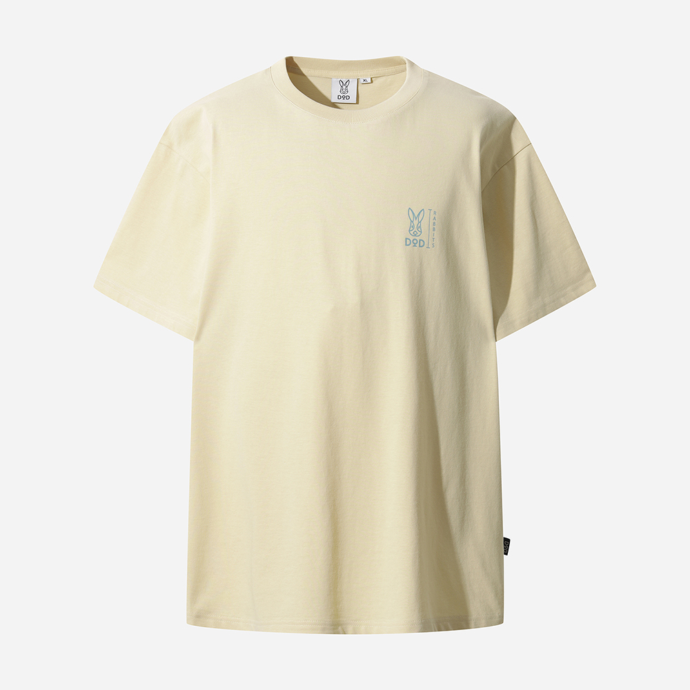 에이드 그래픽 반팔 티셔츠 (BEIGE)