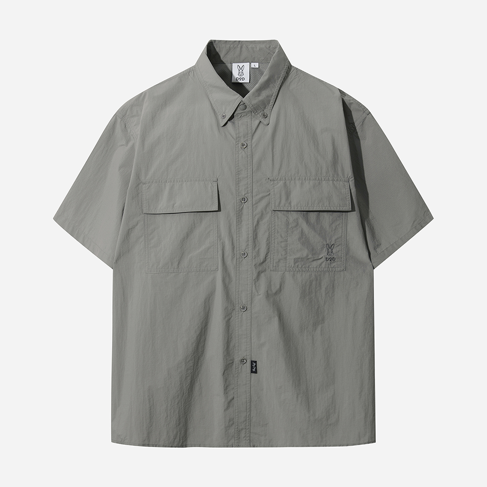 러슬 경량 숏 셔츠(L.CHARCOAL GREY)