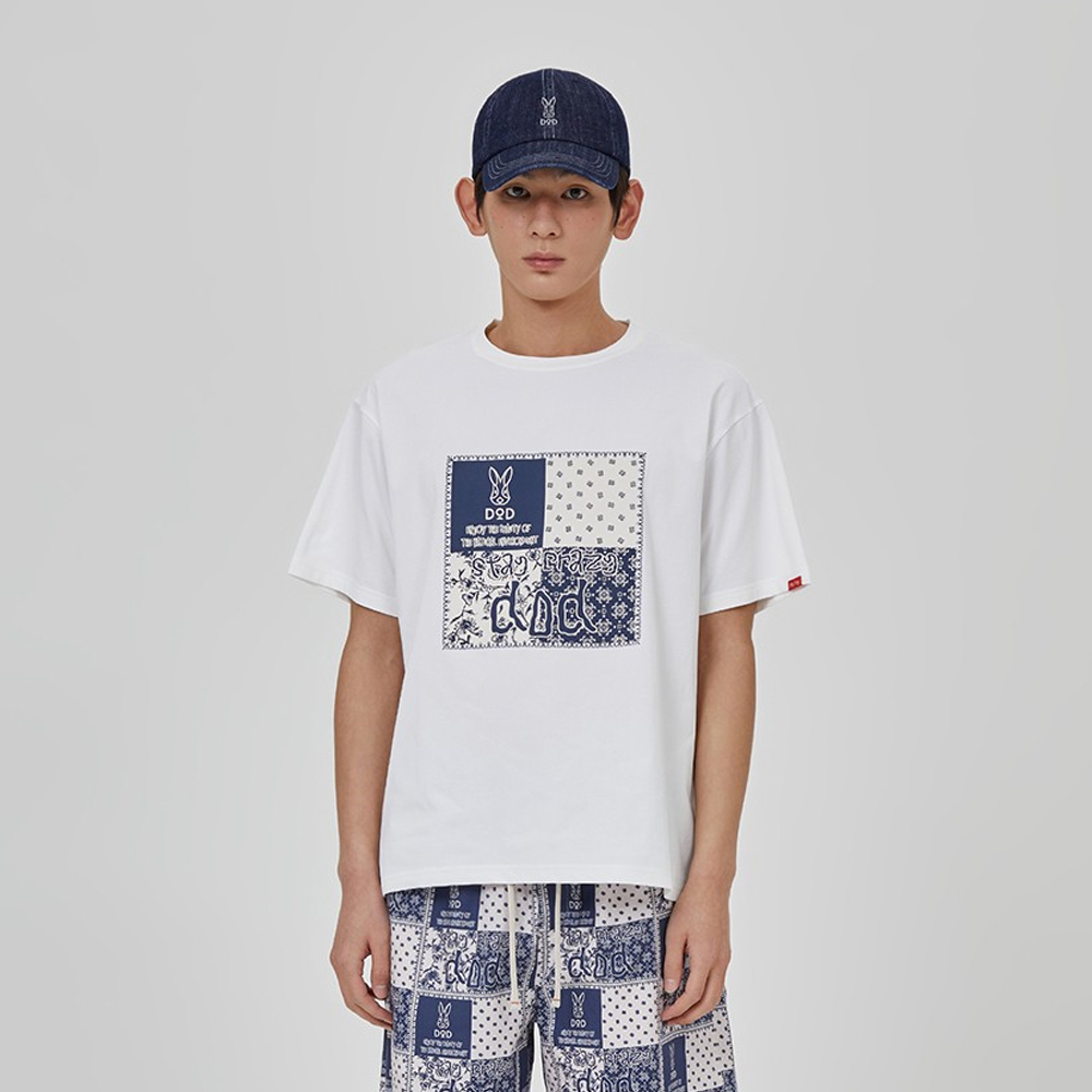 울트라엑스 반다나 그래픽 반팔 티셔츠 (OFF WHITE 2)